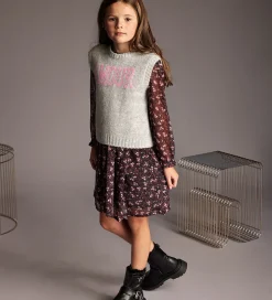 Creamie Vest - Strik - Slipover - Light Grey Melange