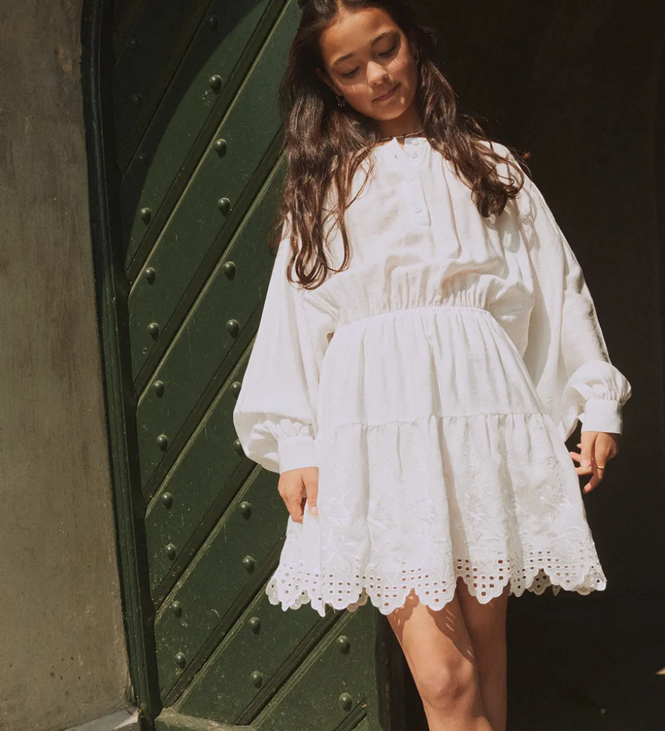 Designers Remix Kjole - Vera Broderie Short - Cream