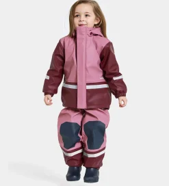 Didrikson Regntøj m. Fleece - Boardman - PU - Heather Pink