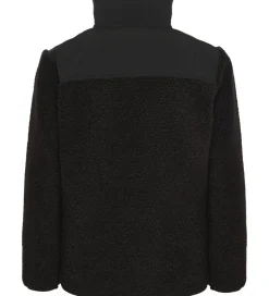 Didriksons Fleecejakke - Teddy - Exa Half Zip - Sort