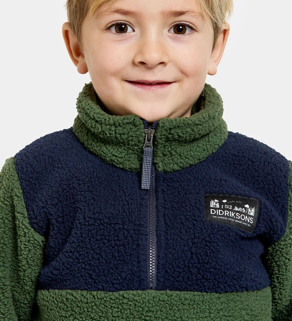 Didriksons Fleecetrøje - Gosig - Light Moss