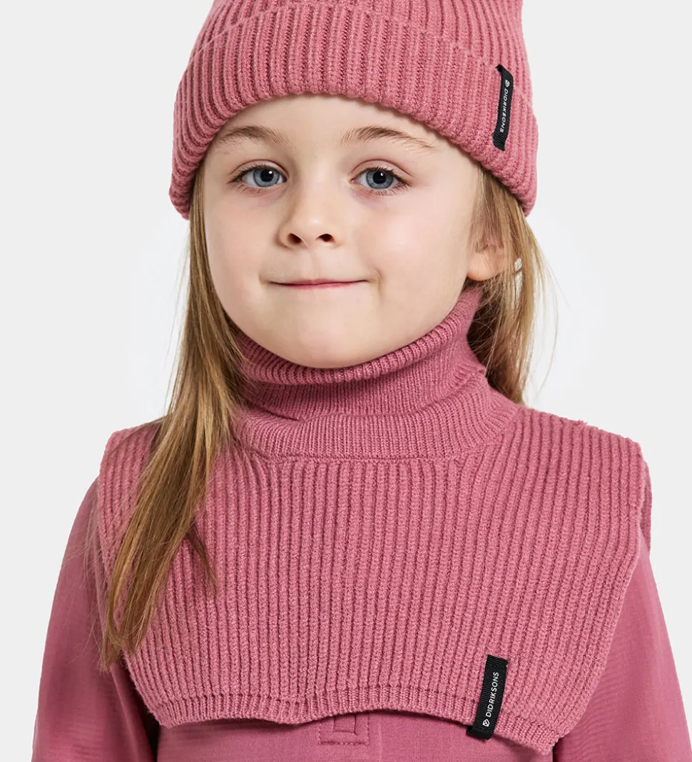 Didriksons Halsedisse - Strik/Rib - Delfinen - Heather Pink
