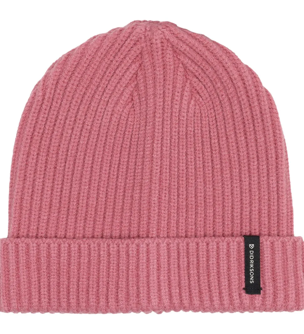 Didriksons Hue - Strik/Rib - Bus - Heather Pink