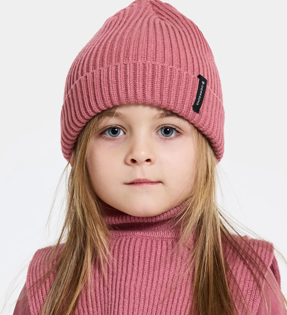 Didriksons Hue - Strik/Rib - Bus - Heather Pink