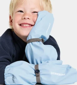 Didriksons Luffer m. Fleece - PU - Pileglove - Light Sea Blue