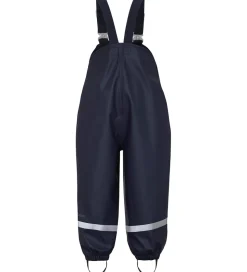 Didriksons Regnbukser m. Seler - PU - Plaskeman - Navy