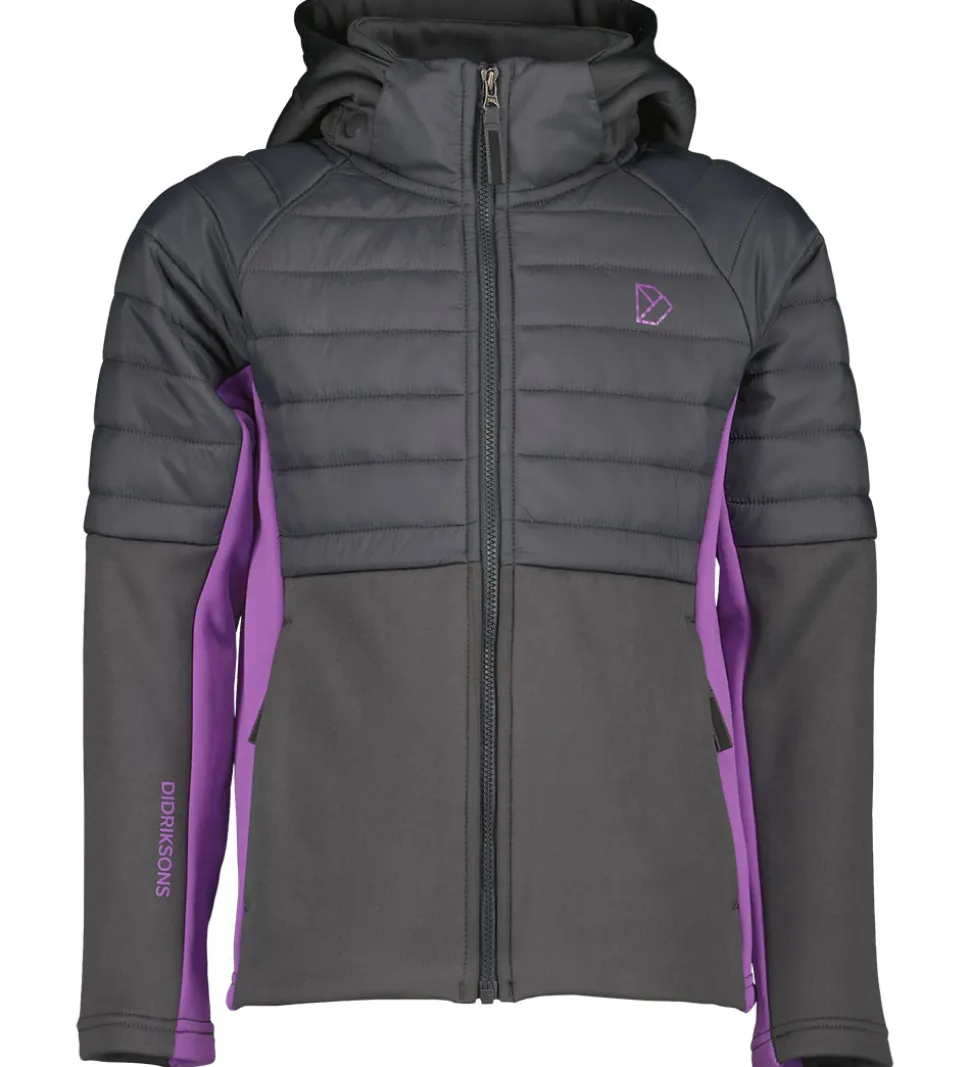 Didriksons Softshelljakke m. Termo - Nejlika - Coal Black