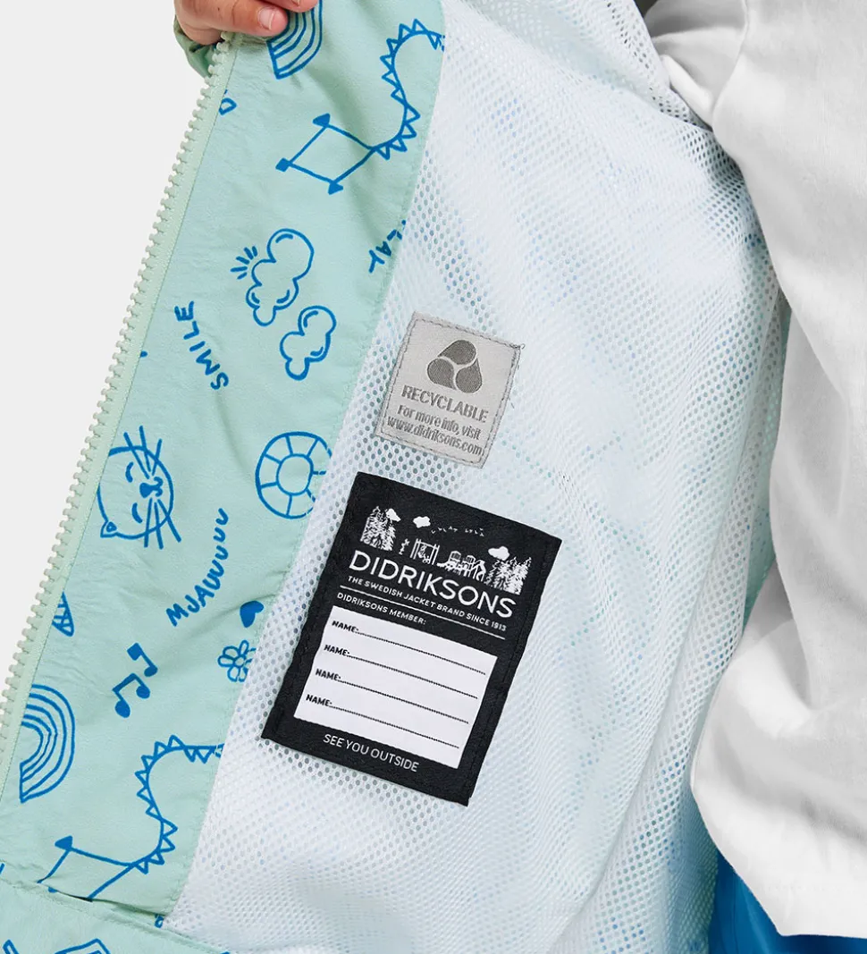 Didriksons Sommerjakke - Norma - Doodle Pale Mint