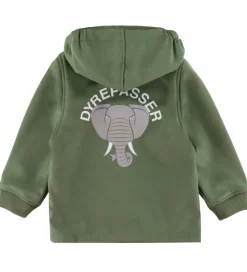 DYR-Cph Softshelljakke - Dyrevild - Soft Khaki Dyrepasser/Elefan
