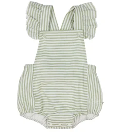 Emporio Armani Gaveæske - Sommerdragt/Nusseklud - Grøn/Hvidstrib