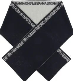 Emporio Armani Halstørklæde - 160x20 - Uld/Akryl - Navy
