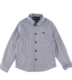 Emporio Armani Skjorte - Navy/Hvidternet