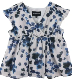 Emporio Armani Top - Hvid/Blåblomstret