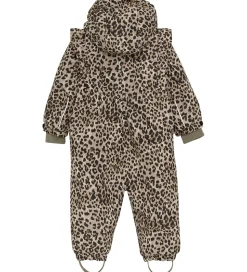 En Fant Flyverdragt - Pine Bark m. Leopard