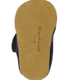 En Fant Hjemmesko - Uld - Navy