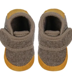 En Fant Hjemmesko - Uld - Walnut