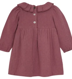 En Fant Kjole - Musselin - Roan rouge