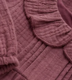 En Fant Kjole - Musselin - Roan rouge