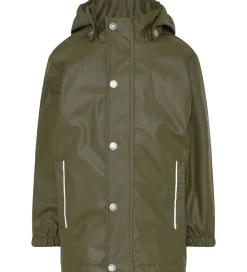 En Fant Regntøj m. Seler - PU - Ivy Green