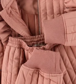 En Fant Termotøj - Old Rose m. Flæser