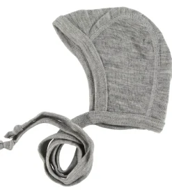 Engel Babyhjelm - Uld - Gråmeleret