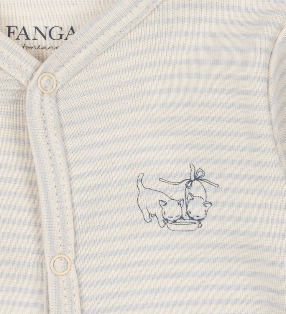 Fanga Fontana Natdragt - Fio - Tea Stripe Gray Dawn