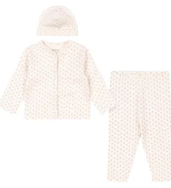 Fanga Fontana Sæt - Cardigan/Leggings/Hue - Bello - Punto Rosa