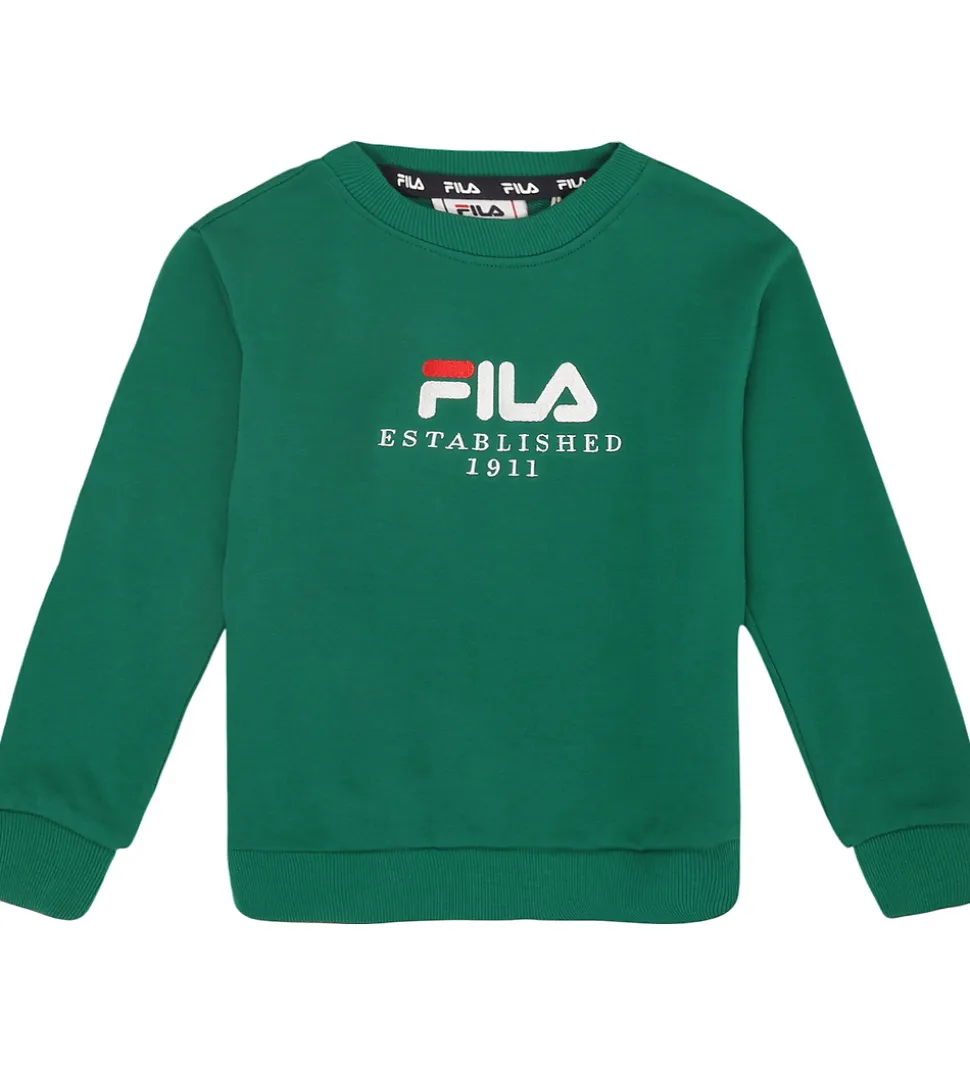 Fila Sweatshirt - Benna - Green Jacket m. Logo