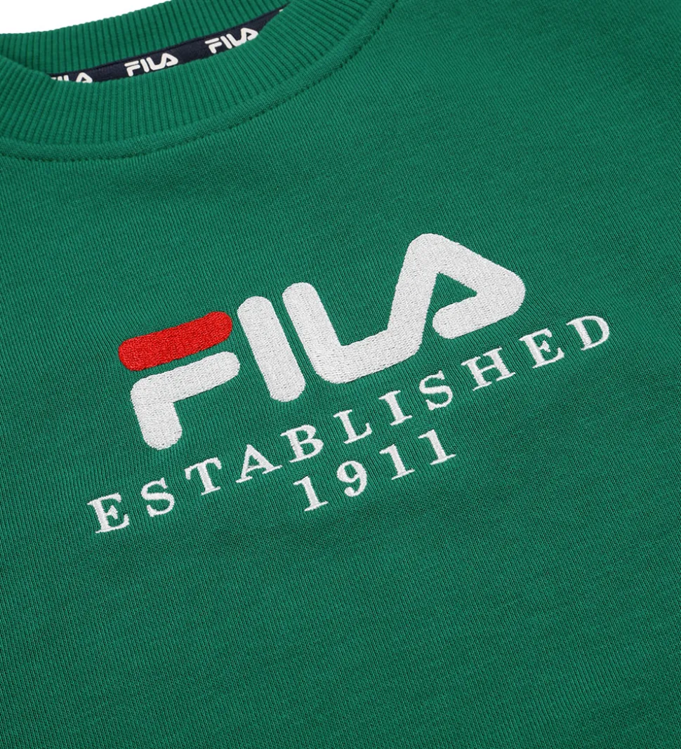 Fila Sweatshirt - Benna - Green Jacket m. Logo