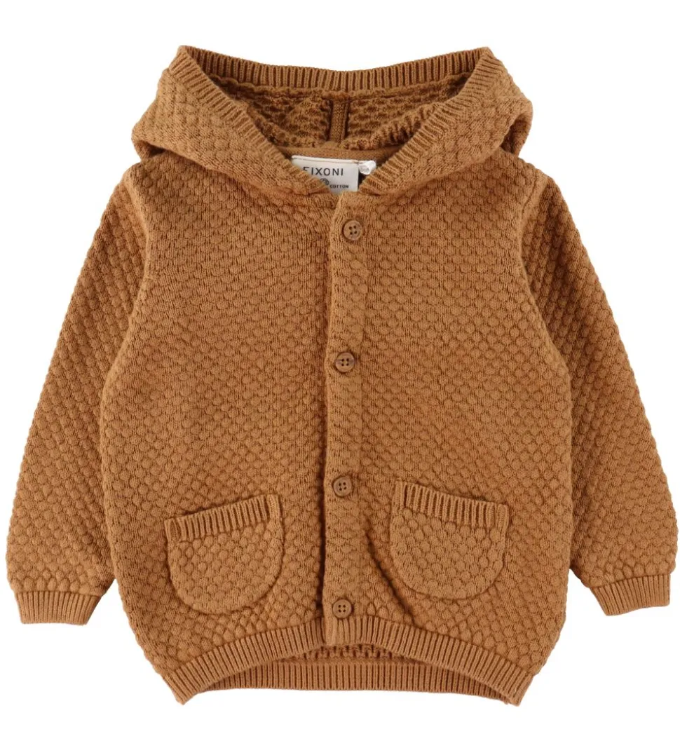 Fixoni Cardigan - Strik - Lion m. Ører