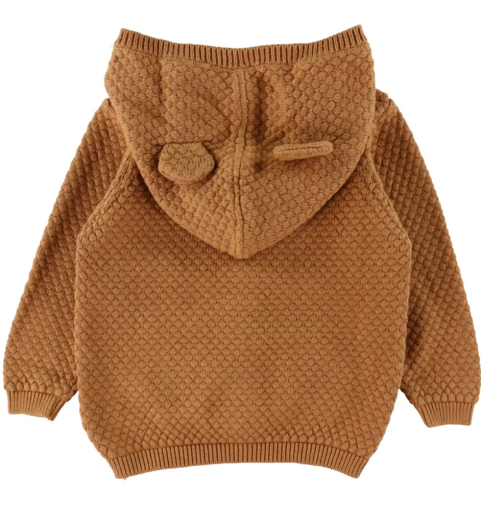 Fixoni Cardigan - Strik - Lion m. Ører