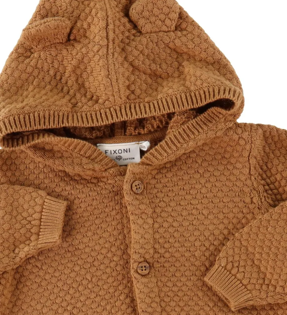 Fixoni Cardigan - Strik - Lion m. Ører