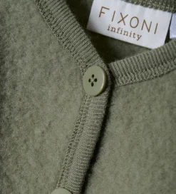 Fixoni Cardigan - Uld - Deep Lichen Green