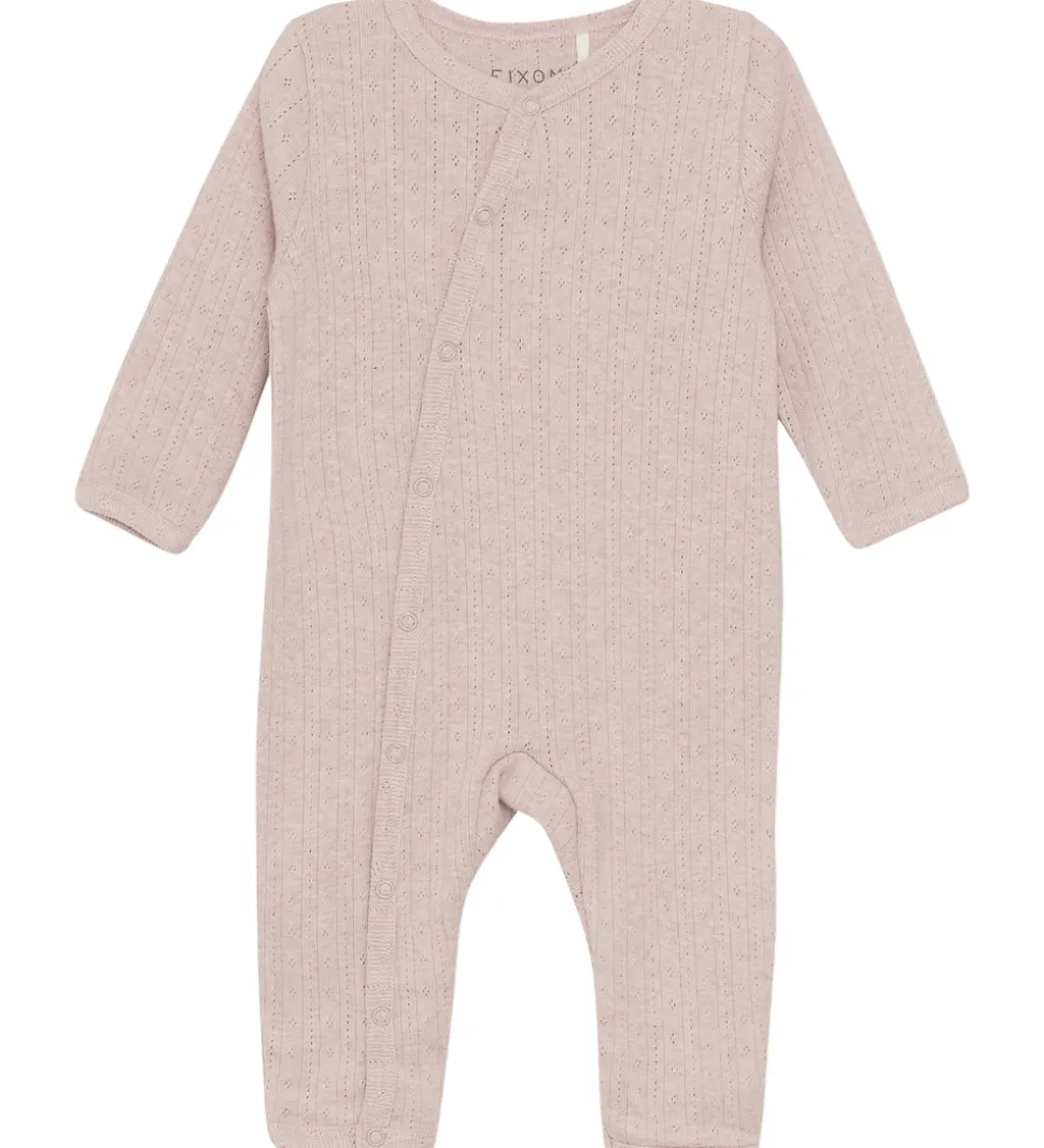 Fixoni Heldragt - Violet Ice Melange m. Hulmønster