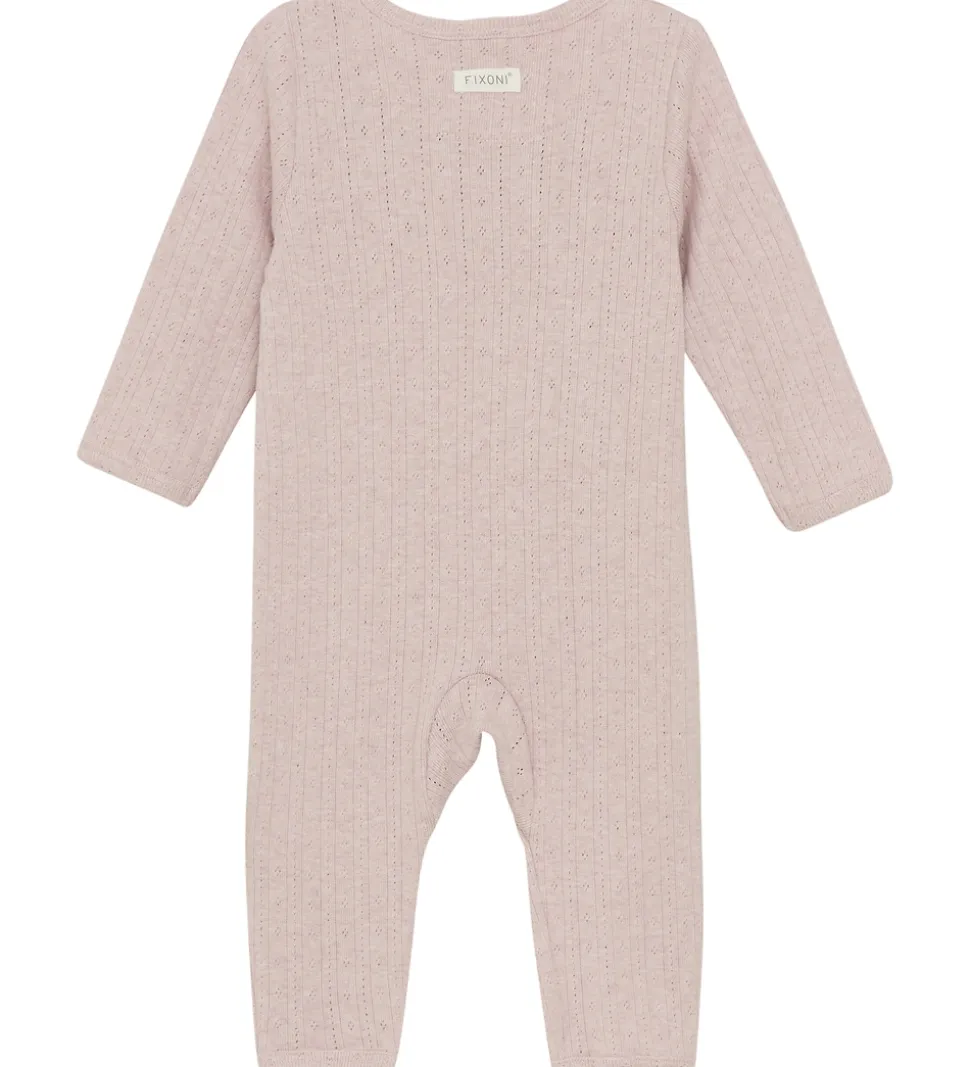 Fixoni Heldragt - Violet Ice Melange m. Hulmønster