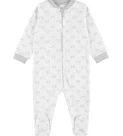 Fixoni Natdragt m. Lynlås/Fødder - Grey Melange