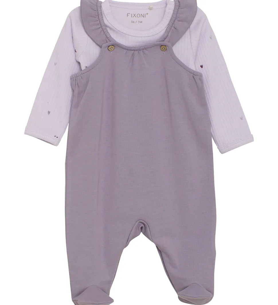 Fixoni Sparkedragt m. Body l/æ - Purple Ash