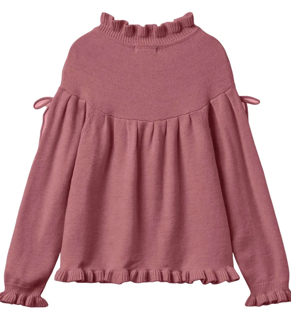 Fliink Bluse - Strik - Viskoseblanding - Kino - Ash Rose