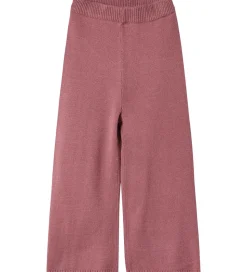Fliink Bukser - Wide - Strik - Viskoseblanding - Alon - Ash Rose