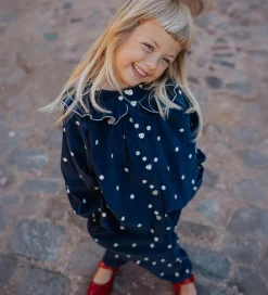 Fliink Skjorte - Fløjl - Dolly - Insignia Blue AOP