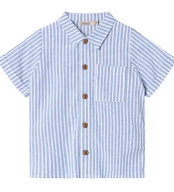 Fliink Skjorte - Vira - Dream Blue/Cloud Dancer