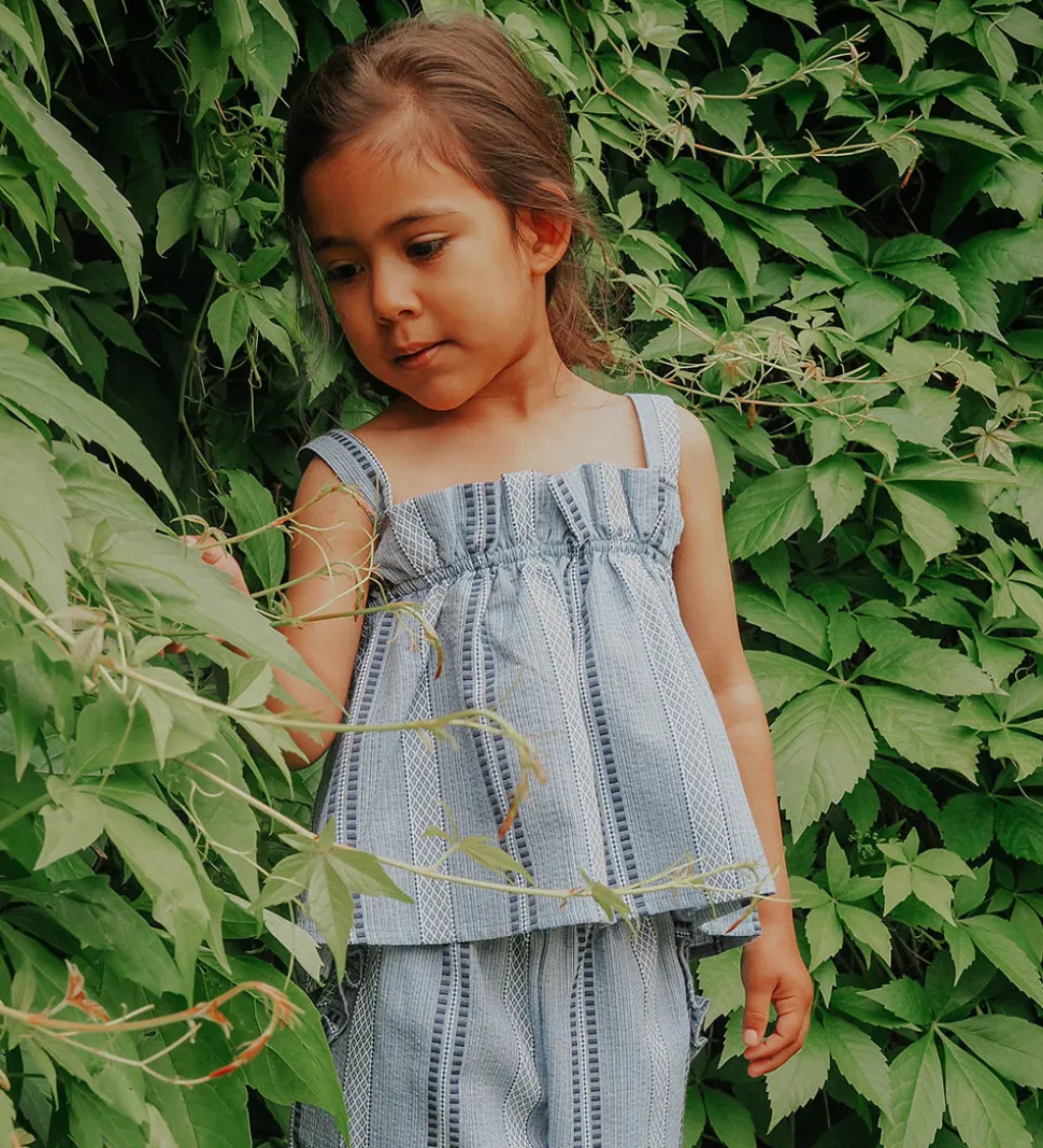 Fliink Top - Ruffle - Amie - Navy