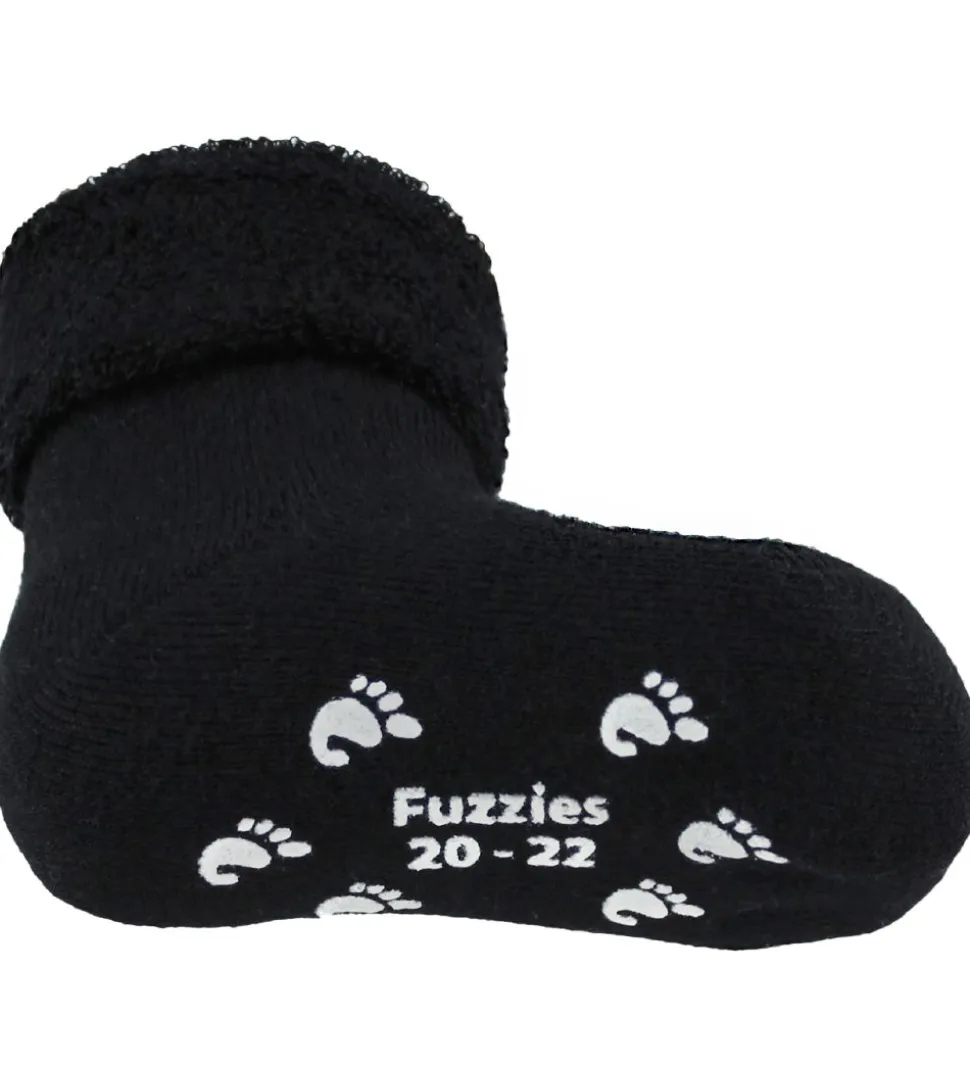 Fuzzies Skridsikre Strømper - Sort