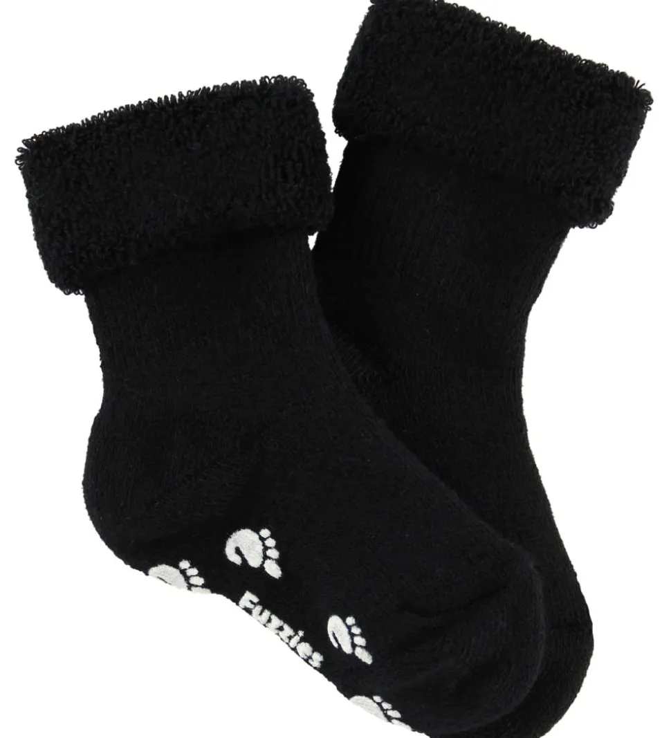 Fuzzies Skridsikre Strømper - Sort