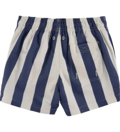GANT Badeshorts - Dusty Navy m. Striber