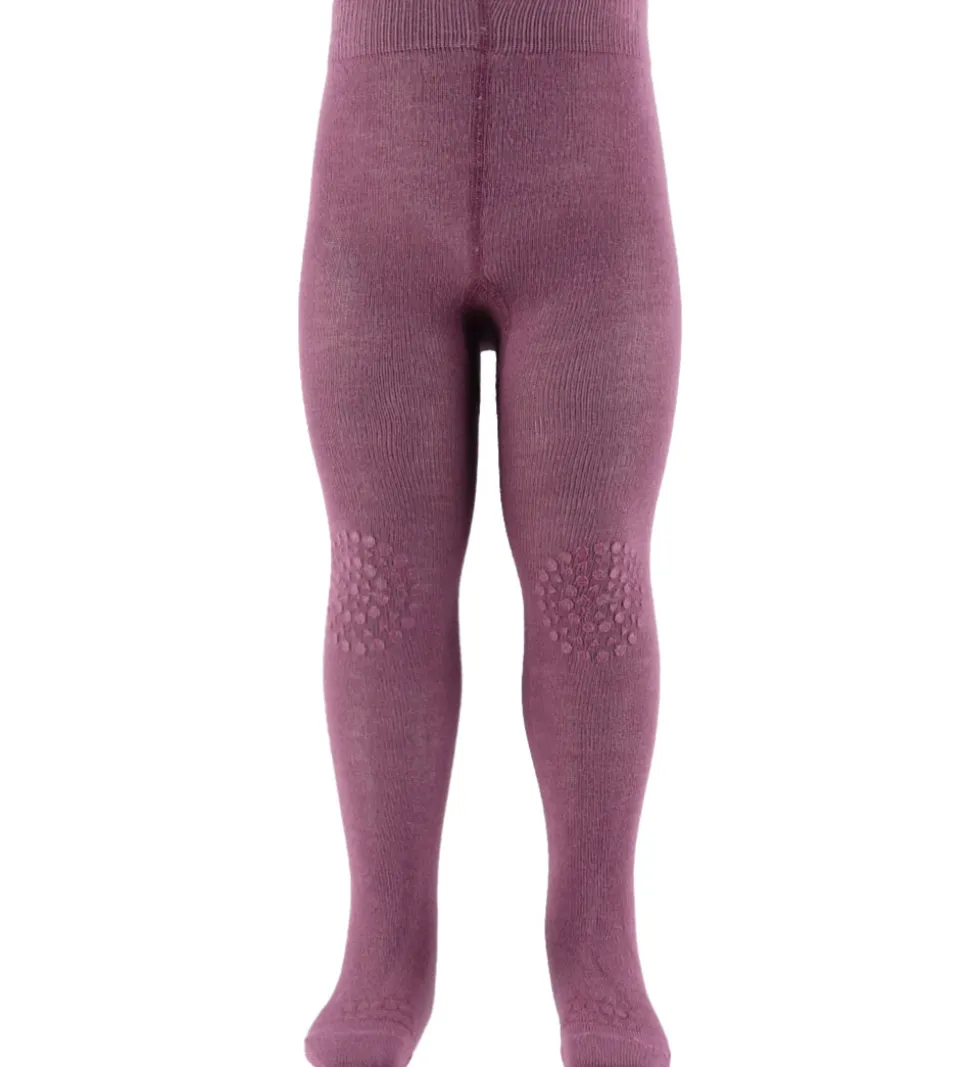 GoBabyGo Skridsikre Strømpebukser - Bambus - Misty Plum