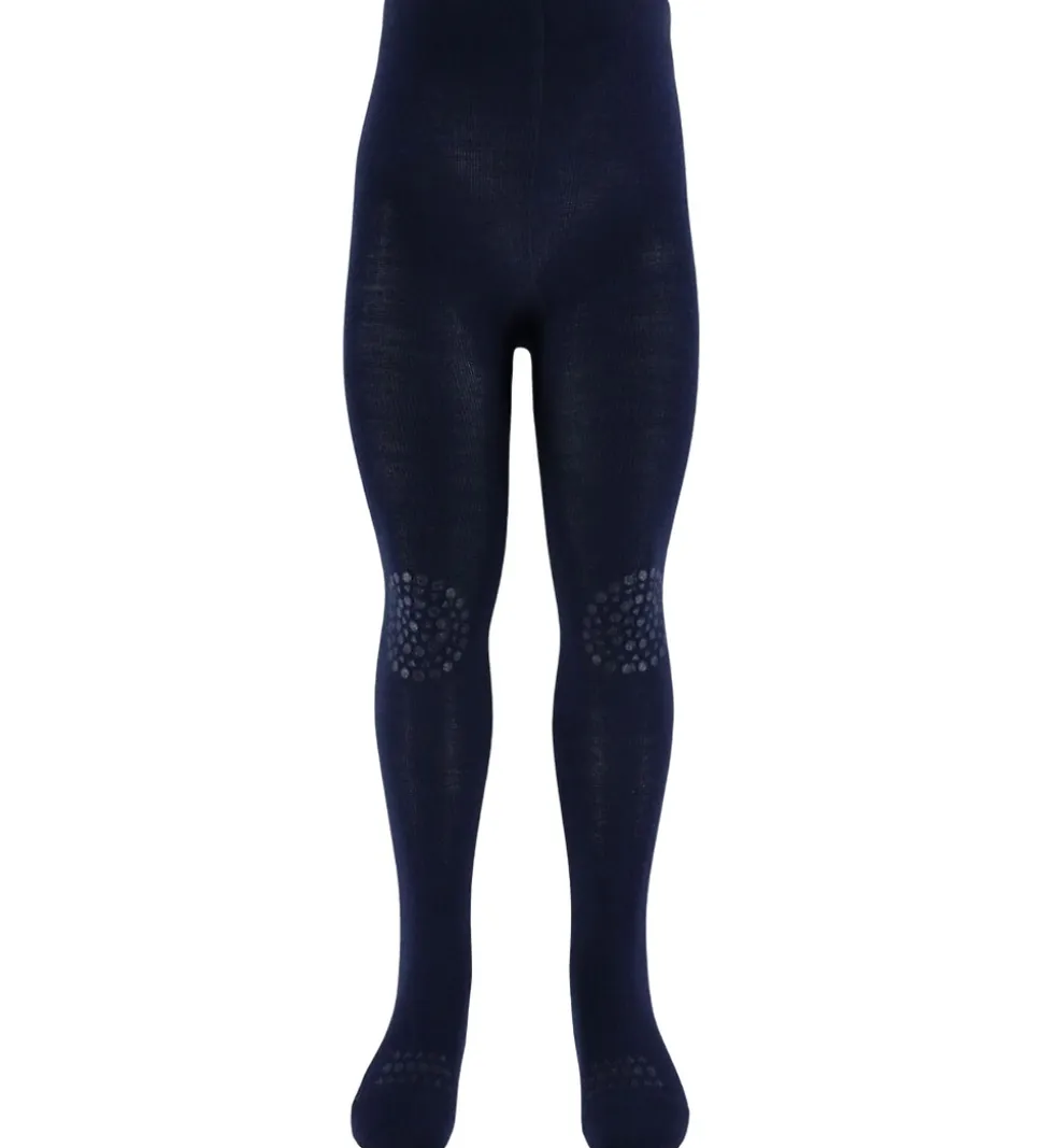 GoBabyGo Skridsikre Strømpebukser - Uld - Midnight Blue