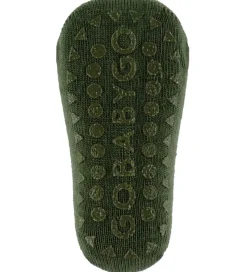 GoBabyGo Skridsikre Strømper - Uld - Olivine