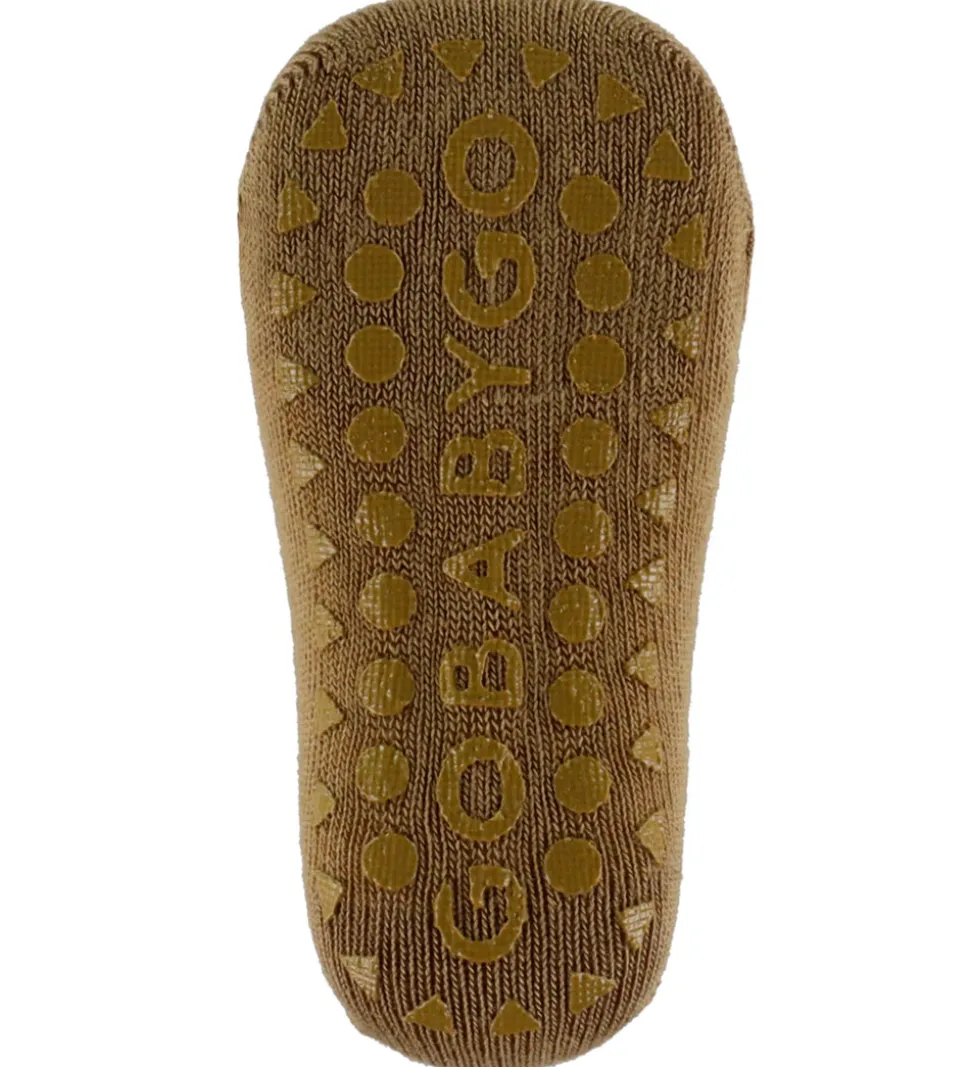 GoBabyGo Skridsikre Strømper - Bambus - Apple Cinnamon