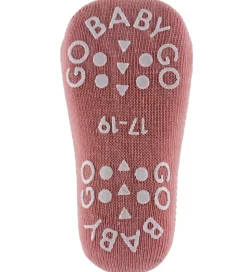 GoBabyGo Skridsikre Strømper - Noos - Ash Rose